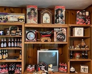 Earnhardt, Sr., Nascar, & Coke items