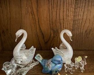 Fostoria & other glass items