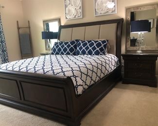 King size bed with headboard