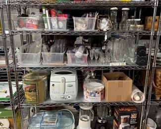 KITCHENWARE-BAKING ITEMS, SMALL APPLIANCES