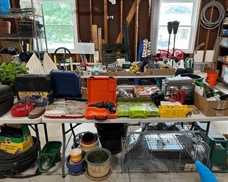 POWER TOOLS, HARDWARE, PLANTERS, ANIMAL TRAP