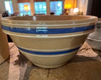 salt glazed mixing bowl