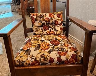 wooden rocker