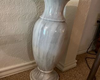 solid marble vase