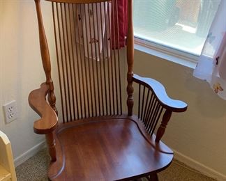 Vintage wooden rocking chair