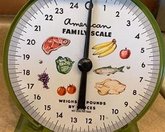 Vintage food scale