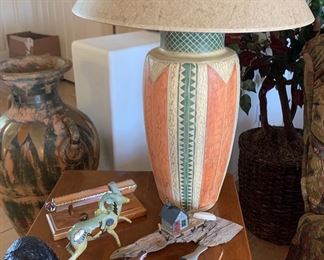 Southwest inspired lamp and home decor