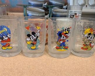 Mickey Mouse glassware