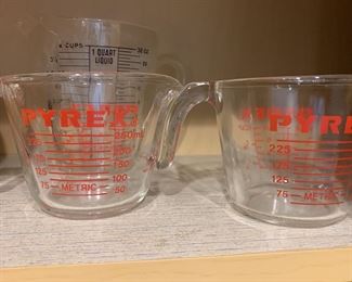 Pyrex measuring cups