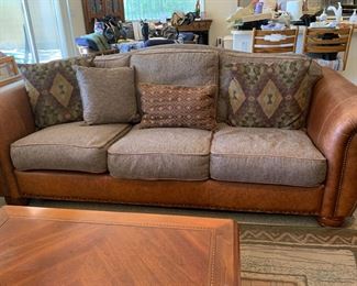 Leather sofa