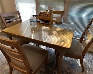 Item 21 - Cute Kitchen Table with 4 Chairs - $125