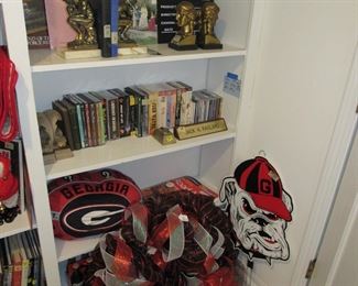 More GA stuff and bookends and dvds, cds, vhs