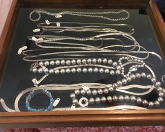 Some of the sterling jewelry
