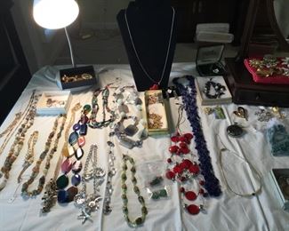 Some of the costume jewelry