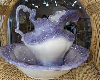 Pitcher with bowl