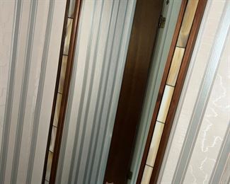 Stained glass mirror $65