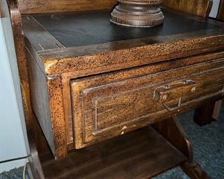 Rustic side table $45