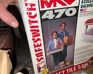 MK 470 Tile Saw in box $150