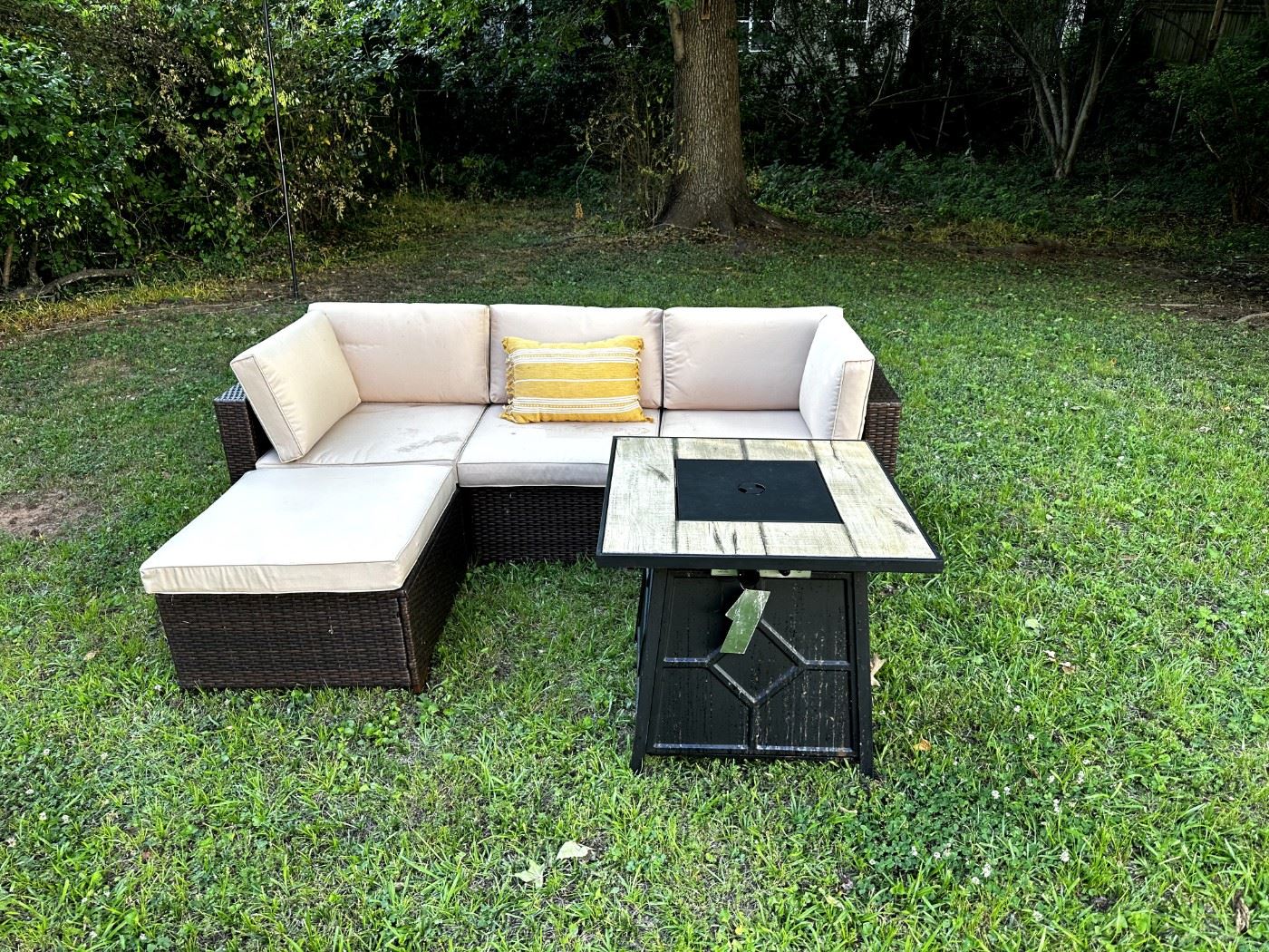 Patio Furniture with Propane Fire Table
