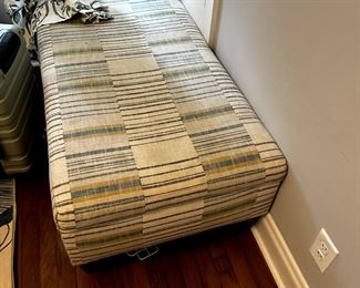 Storage Ottoman - Blue, Yellow, Creme, Gray