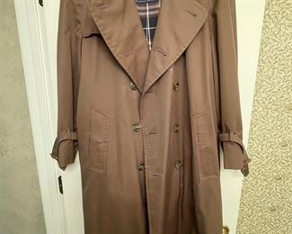 vintage Burberry overcoat 