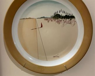 Salvador Dali plate