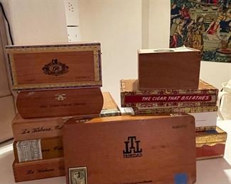 vintage cigar boxes