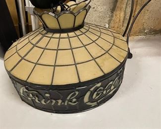 vintage Coca Cola bar/pool table light 
