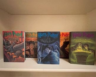 First Edition Harry Potter books 3-7