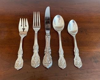 Reed & Barton Francis 1: 12 five piece place settings 