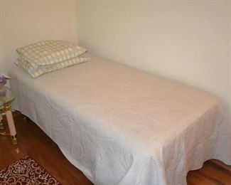 Twin Bed Frame, Mattress and Box Spring