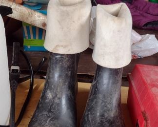 Tall boots and like new waders.