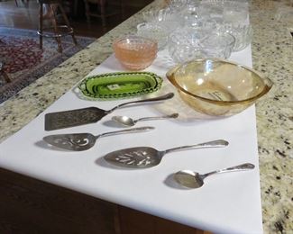 Sample of various glassware items.