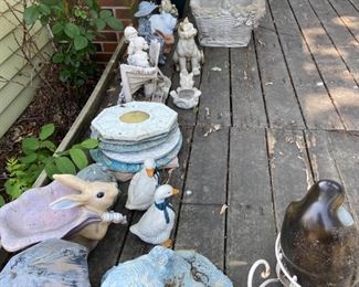 Lots of yard art