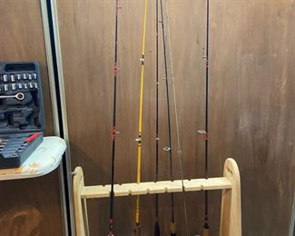 Fishing poles