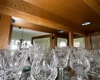 This is only a few of MANY beautiful STEMWARE and cut glass! 