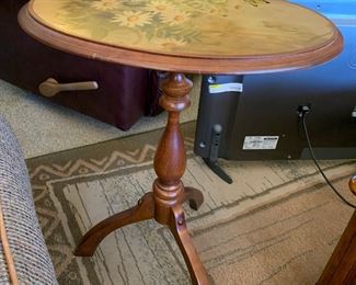 Vintage wooden end table
