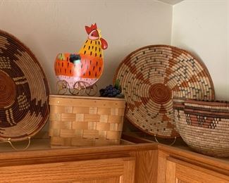 Baskets and decor