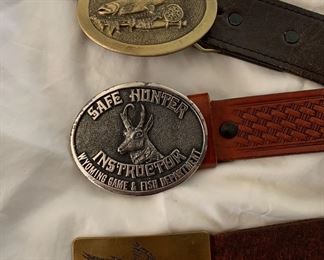 Belts and belt buckles