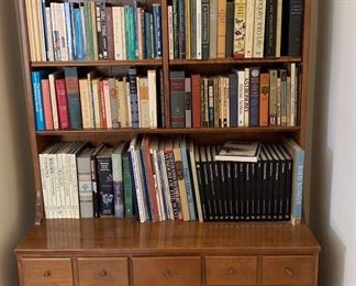 Vintage wooden bookcase