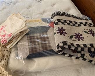Assortment of linens