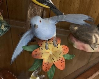 ceramic bird figurines