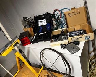 More power tools, CB radio, GM Delco AM car radio and more...