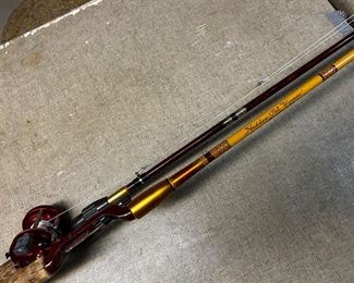 Fishing poles including the Heddon Pal Wormer 6277 pole