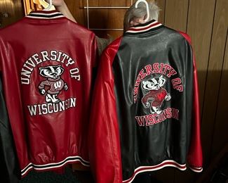 two wonderful condition U of W BADGER 2X jackets