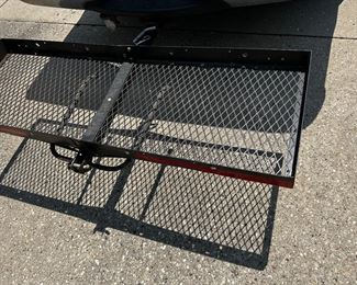 Cargo carrier, there’s a two tongue adapter that comes with us cargo carrier.