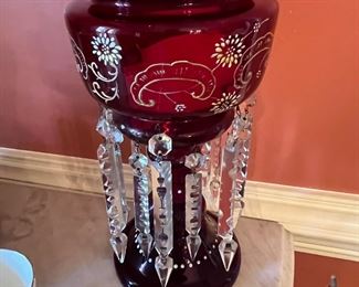 Pair of Ruby Lusters