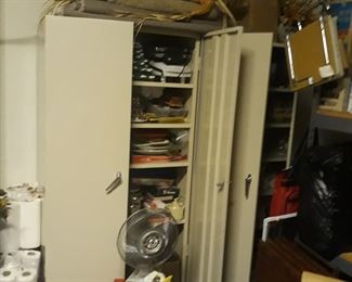 Metal storage cabinets