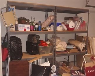 Heavy duty Metal storage racks
48"w x 25" deep x 7' height 
Adjustable  shelves, good condition 
$50 each
