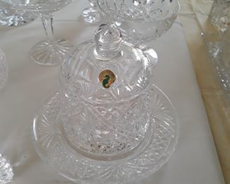Waterford  covered dessert  plate